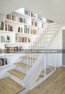 cầu thang xương cá đẹp