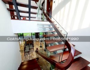 cầu thang xương cá giá rẻ