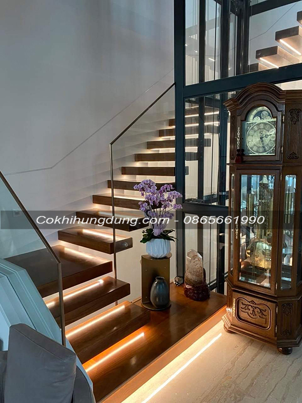 cầu thang bay đẹp ms1