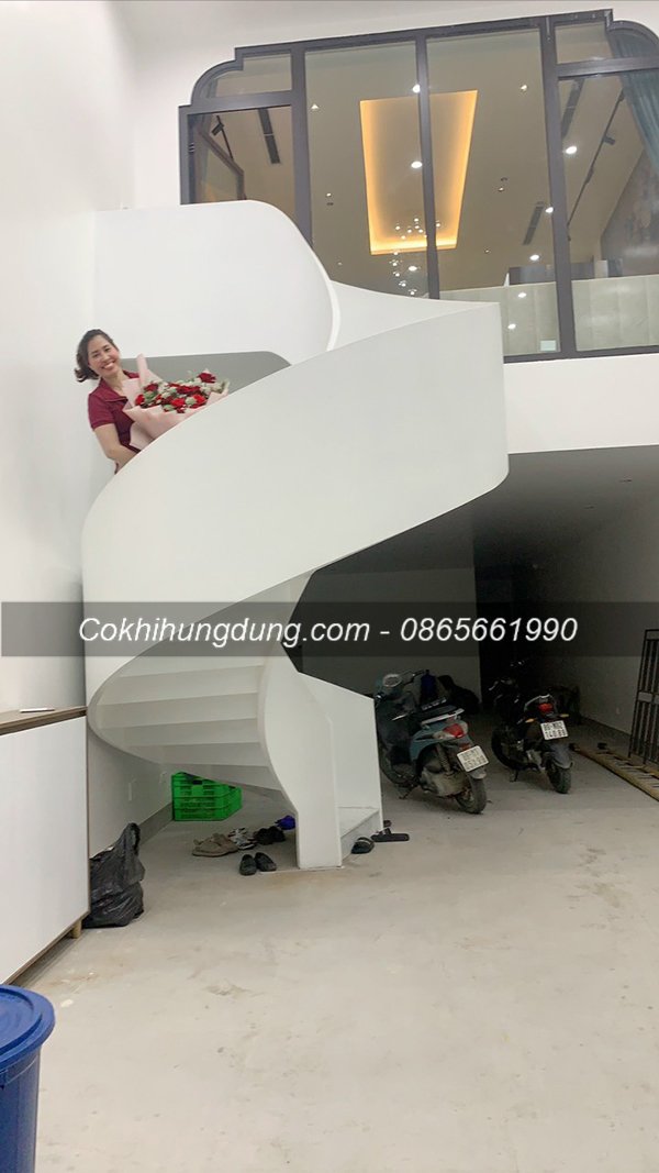 kích thước cầu thang xoắn ốc kích thước cầu thang xoắn ốc