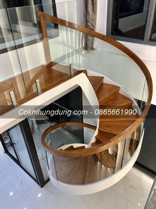 cầu thang lan can kính cầu thang lan can kính