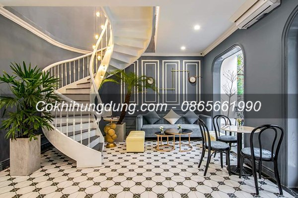 Cầu thang sắt xoắn ốc đẹp nhất Cầu thang sắt xoắn ốc đẹp nhất