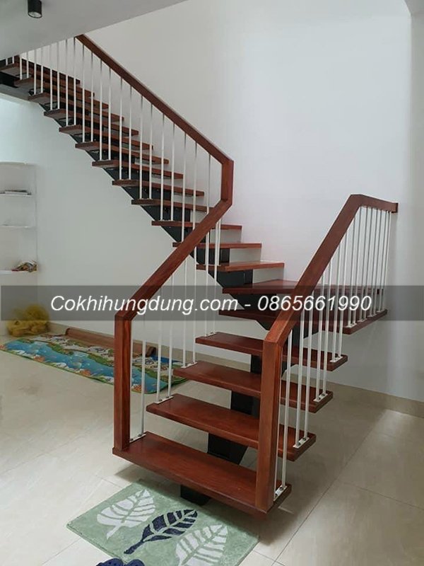Mẫu cầu thang xương cá đẹp 10 Mẫu cầu thang xương cá đẹp 10