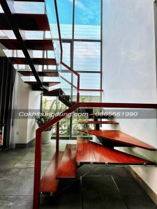 cầu thang xương cá giá rẻ