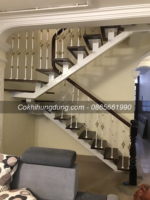 Mẫu cầu thang xương cá đẹp 11 Mẫu cầu thang xương cá đẹp 11
