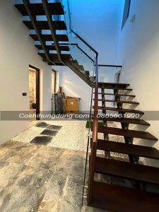 cầu thang xương cá đẹp