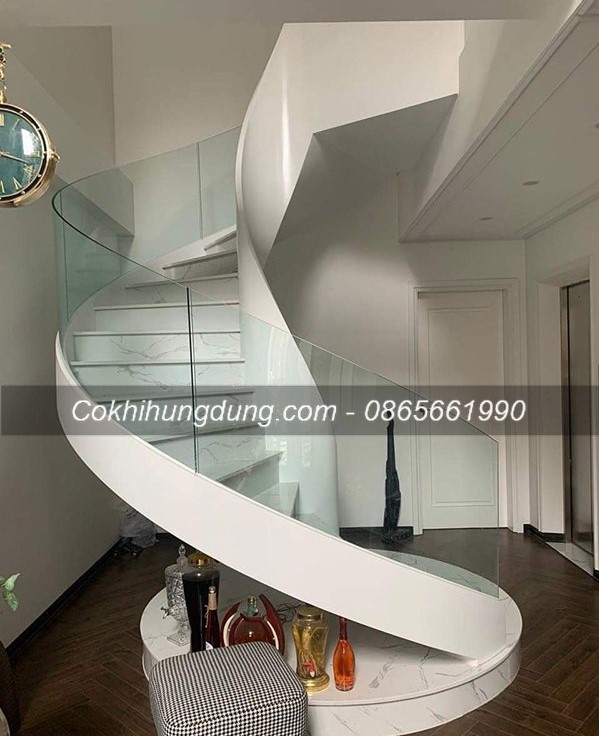Cầu thang xoắn ốc đẹp