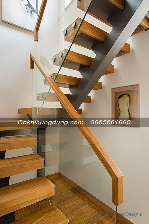 cầu thang xương cá gỗ đẹp ms6 cầu thang xương cá gỗ đẹp ms6