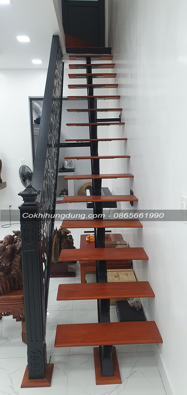 cầu thang xương cá gỗ đẹp ms4 cầu thang xương cá gỗ đẹp ms4