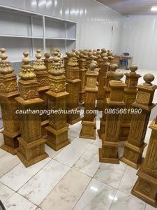 Trụ cầu thang sắt nghệ thuật