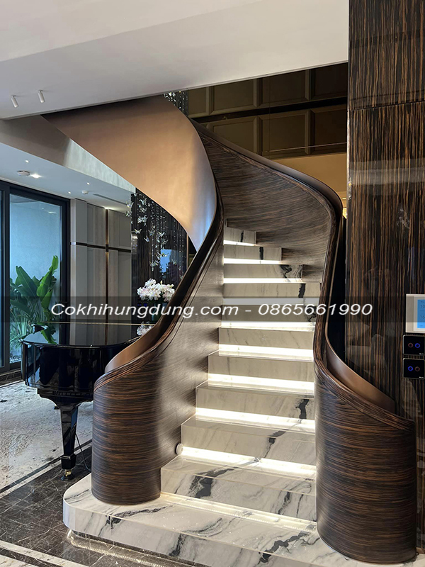 mẫu cầu thang xoắn ốc đẹp MS7