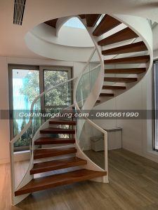 mấu cầu thang xoắn ốc hiện đại, đẹp ấn tượng