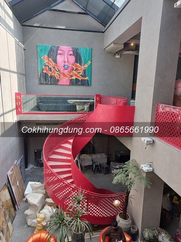 Cầu thang xoắn đẹp 1 Cầu thang xoắn đẹp 1