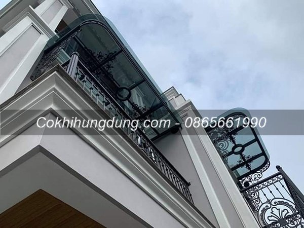 Mái kính ban công đẹp 17 Mái kính ban công đẹp 17