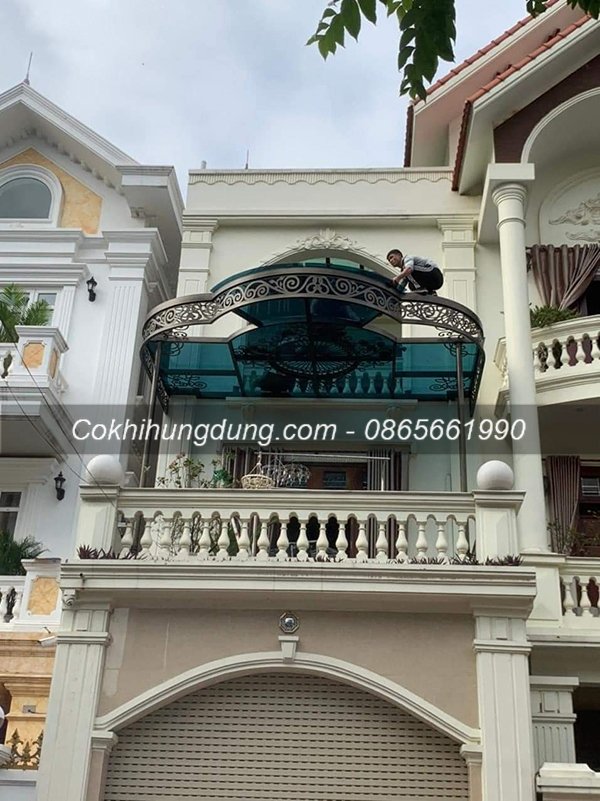 Mái kính ban công đẹp 16 Mái kính ban công đẹp 16