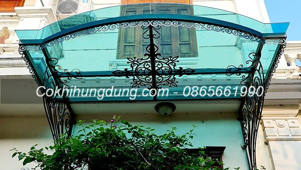 Mái kính ban công đẹp 05 Mái kính ban công đẹp 05