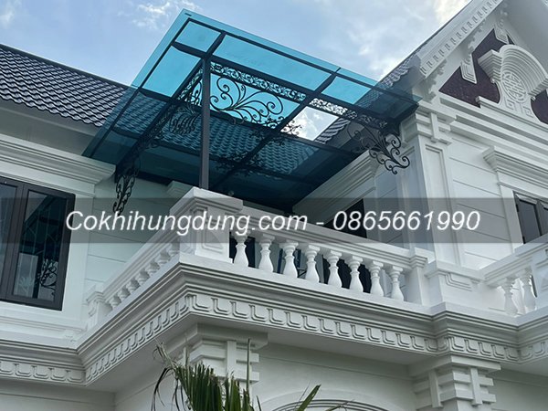 Mái kính ban công đẹp 12 Mái kính ban công đẹp 12