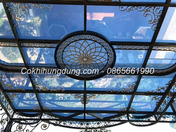 Mái kính ban công đẹp 01 Mái kính ban công đẹp 01
