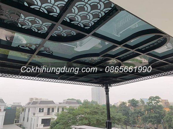 Mẫu mái kính đẹp 34 Mẫu mái kính đẹp 34