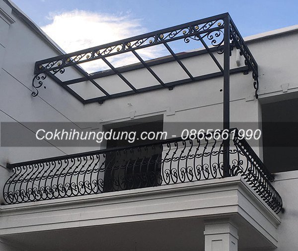 Mái kính ban công đẹp 08 Mái kính ban công đẹp 08