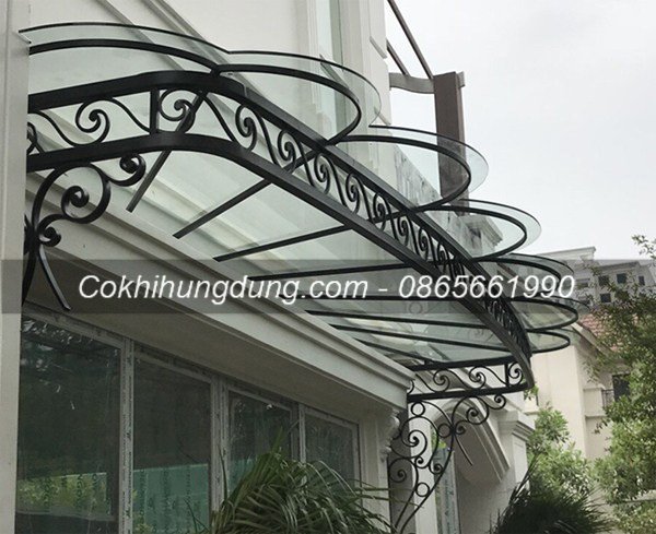 Mái kính ban công đẹp 23 Mái kính ban công đẹp 23