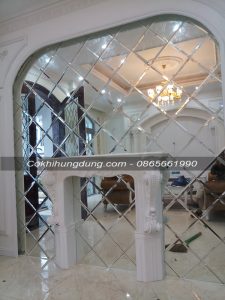 Mẫu vách nhôm kính tạo hiệu ứng mở