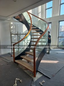 cầu thang xoắn ốc, mẫu cầu thang xoắn đẹp, cầu thang xoắn