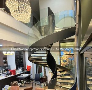 cầu thang xoắn ốc đẹp, giá rẻ