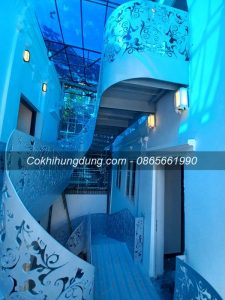 cầu thang xoắn ốc đẹp, hiện đại