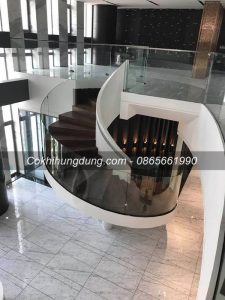 cầu thang xoắn ốc, mẫu cầu thang xoắn đẹp, cầu thang xoắn