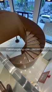 cầu thang xoắn ốc, mẫu cầu thang xoắn đẹp, cầu thang xoắn