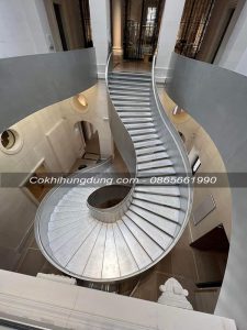 cầu thang xoắn ốc, mẫu cầu thang xoắn đẹp, cầu thang xoắn