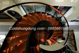 cầu thang xoắn ốc, mẫu cầu thang xoắn đẹp, cầu thang xoắn