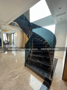 cầu thang xoắn ốc, mẫu cầu thang xoắn đẹp, cầu thang xoắn