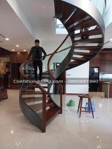 cầu thang xoắn ốc đẹp, hiện đại