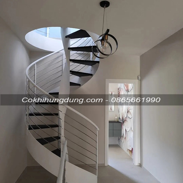 cầu thang xoắn ốc lắp ghép 06