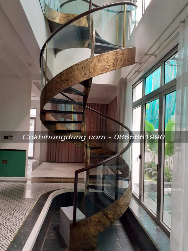 cầu thang xoắn ốc lắp ghép 02