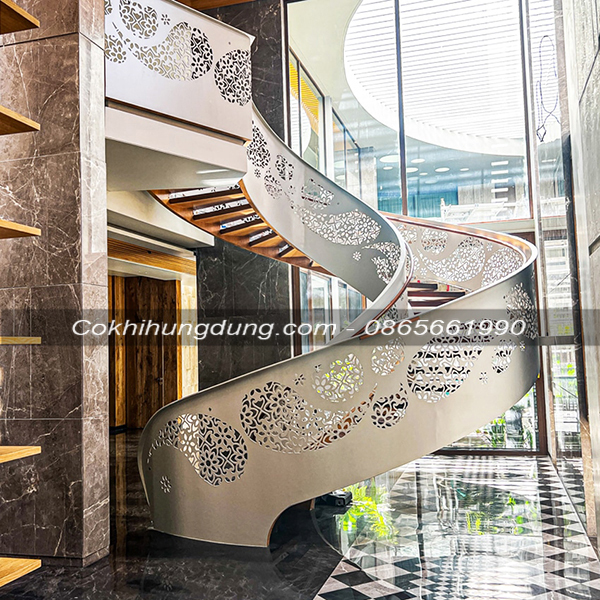 cầu thang xoắn sắt 05