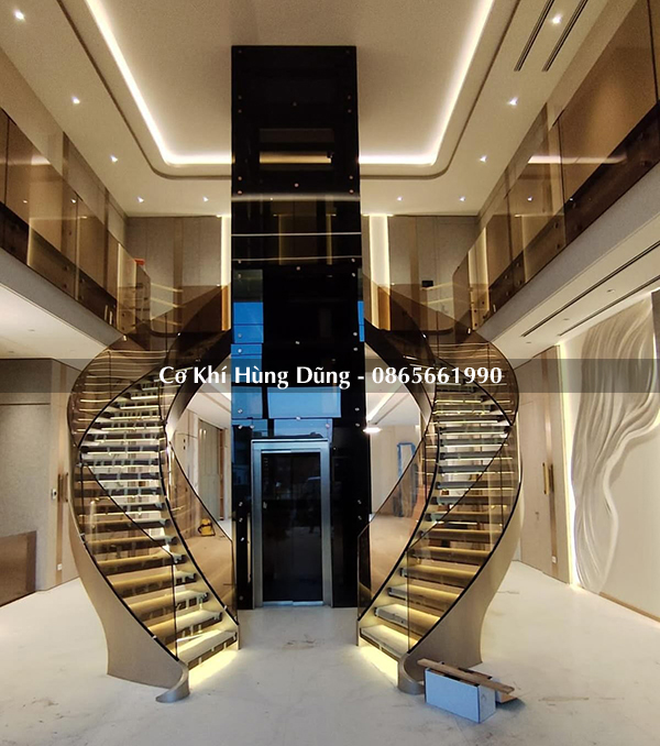 Mẫu cầu thang xoắn ốc đẹp 72