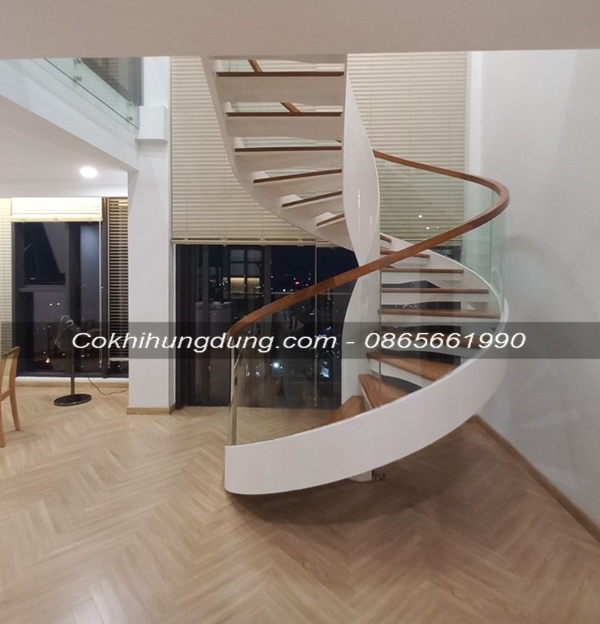 Mẫu cầu thang xoắn ốc đẹp 42