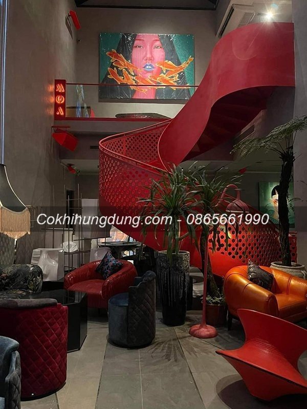 Mẫu cầu thang xoắn ốc đẹp 83