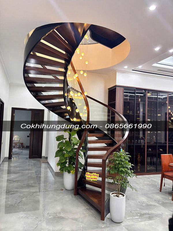  cầu thang xoắn ms100
