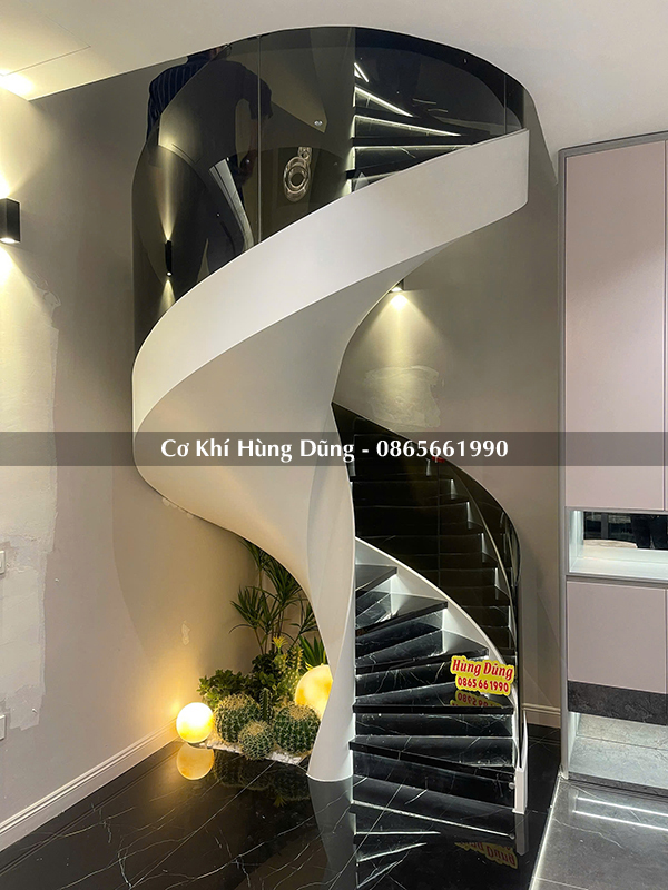 Mẫu cầu thang xoắn ốc đẹp 51