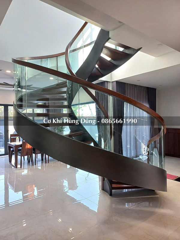 Mẫu cầu thang xoắn ốc đẹp 38