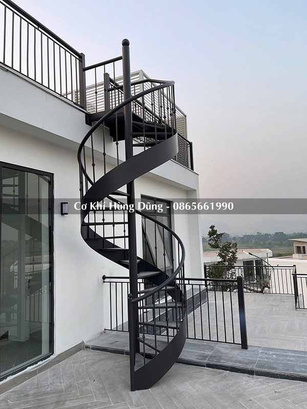 Mẫu cầu thang xoắn ốc đẹp 54