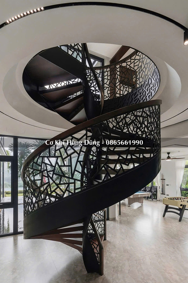 Mẫu cầu thang xoắn ốc đẹp 84
