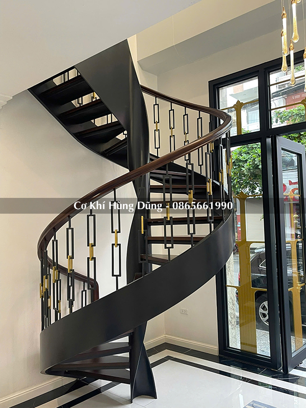 Mẫu cầu thang xoắn ốc đẹp 78