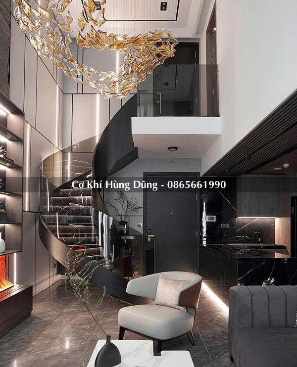 Mẫu cầu thang xoắn ốc đẹp 29