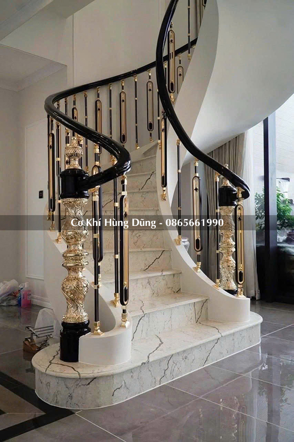 Mẫu cầu thang xoắn ốc đẹp 69