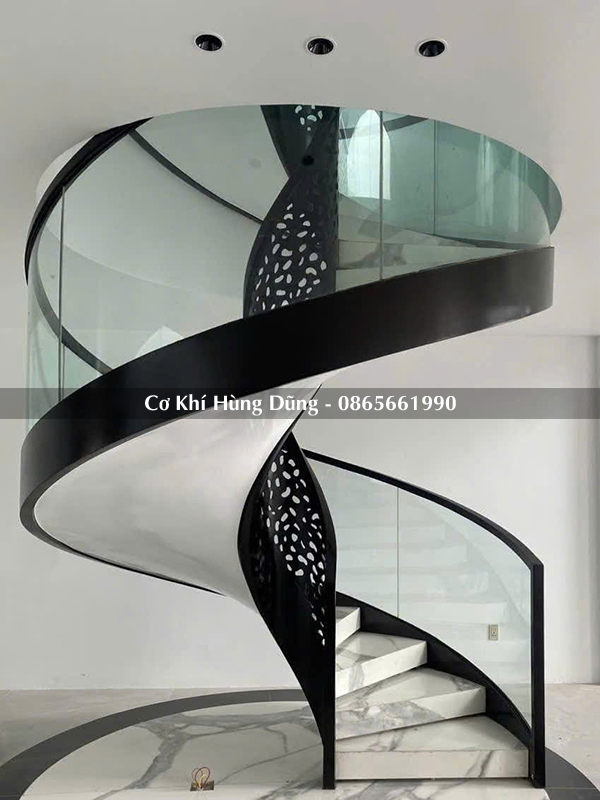 Mẫu cầu thang xoắn ốc đẹp 85